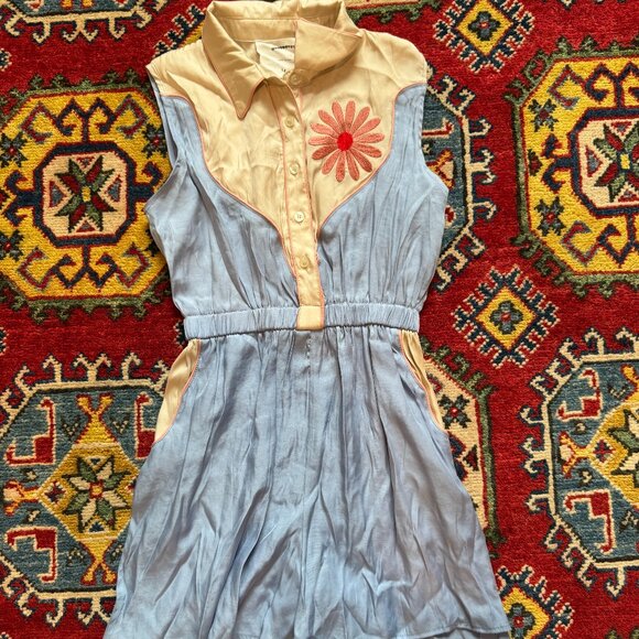 Understated Leather western-inspired "Daydream Believer" Romper from Austin TX - Picture 3 of 5